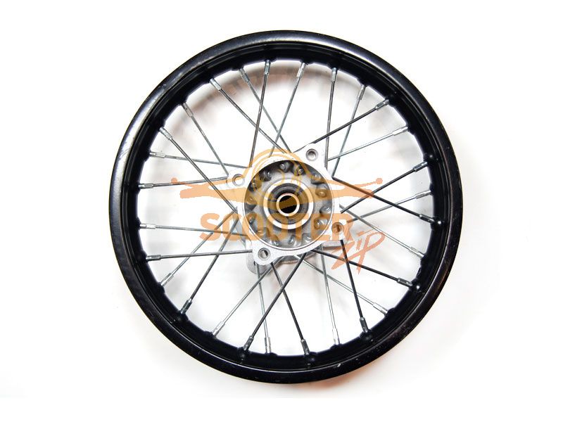 Диск колеса 12 x 1.60 задний дисковый тормоз (спицы) для мотоцикла IRBIS TTR110 WM, 4627072922151