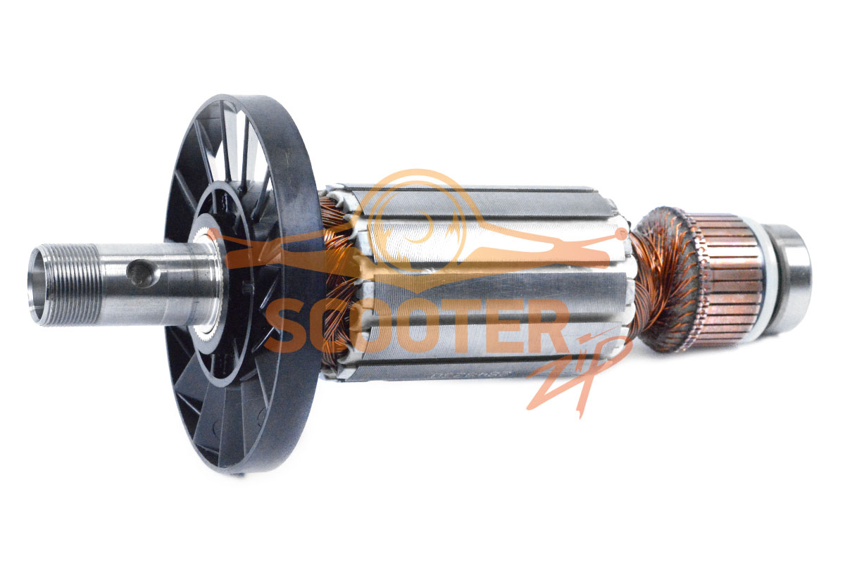 Ротор (Якорь) MAKITA для фрезера 3612BR (L-206.5 мм, D-49.5 мм, резьба М20 (шаг 1.0 мм)), 514823-5