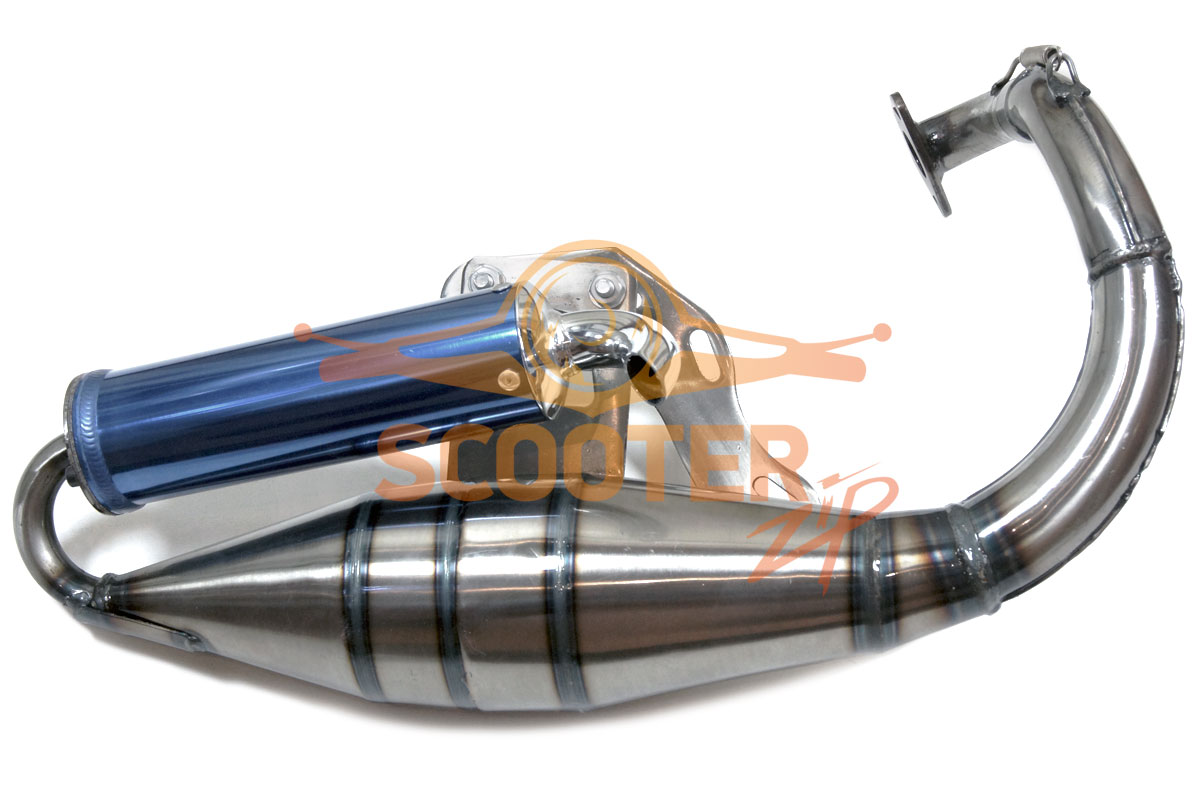 Глушитель спортивный (саксофон) для скутера Honda AF-18/24 MVH, 893-00586