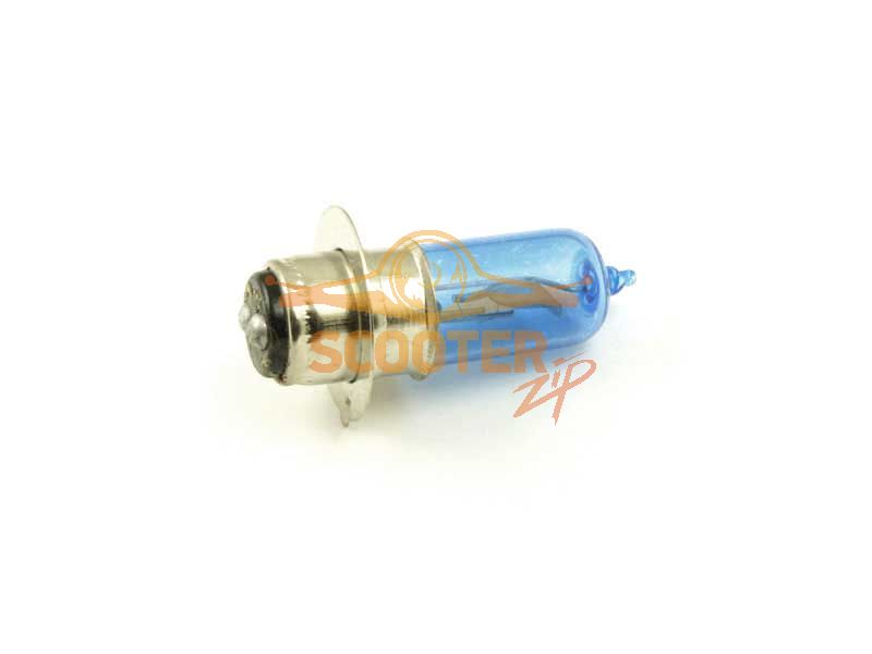 Лампа фары галоген P15D-25-1 12V 18/18W синяя, 312-1540