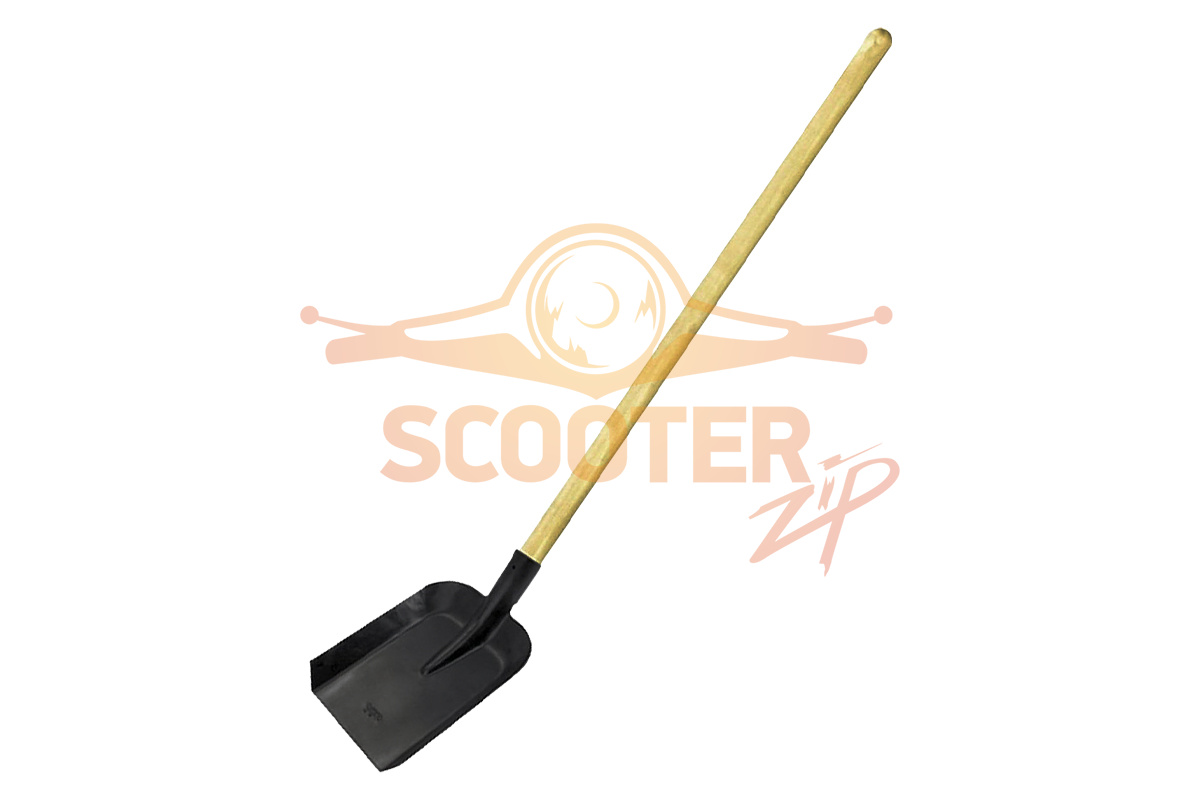 Совковая лопата ЗУБР МАСТЕР, ЛСП, деревянный черенок, 1450 мм., 987-13592