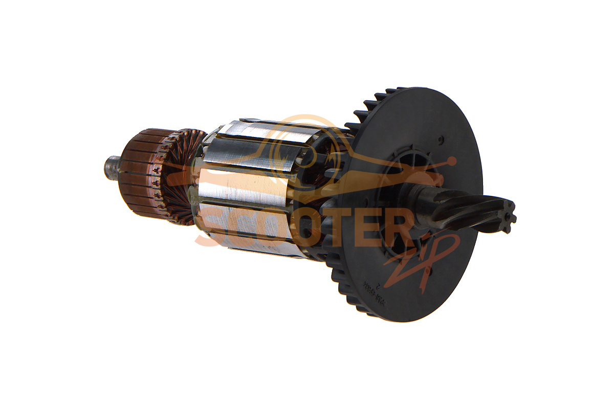 Ротор (Якорь) ИНТЕРСКОЛ для отбойного молотка М-12.5/1050 (L-156 мм, D-41.5 мм, 6 зубов, наклон влево), 3004305