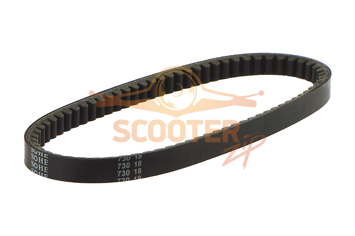 Ремень вариатора для скутера Honda Lead-90 (18*730) (улучшенное качество резины) SOHE WM, 073-7317