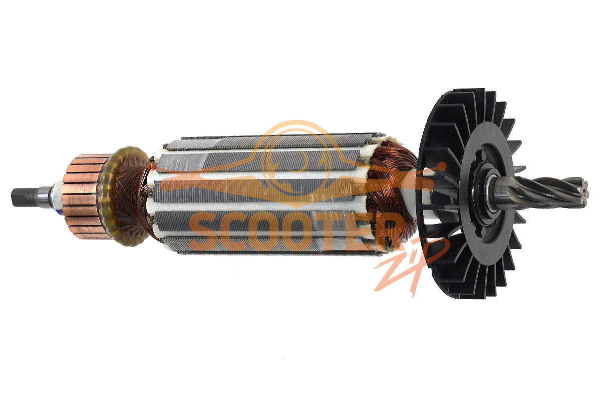 Ротор (Якорь) (L-160 мм, D-30 мм, 6 зубов, наклон вправо) Metabo, 310011930