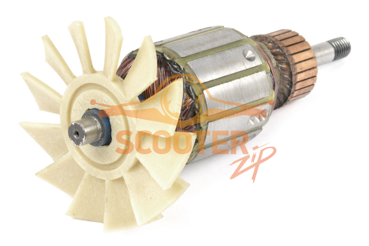 Ротор (Якорь) REBIR LS1S-76E 4700007717 (L-133 мм, D-41 мм, резьба М8 (шаг 1.25 мм)), BS810XP-22