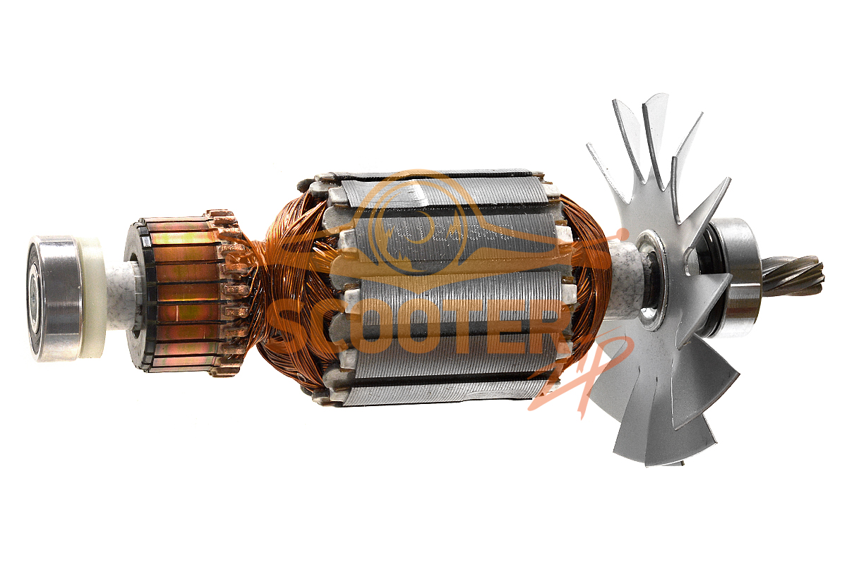 Ротор (Якорь) Makita 512638-4 (L-144 мм, D-41 мм, 7 зубов, наклон влево), 512638-4