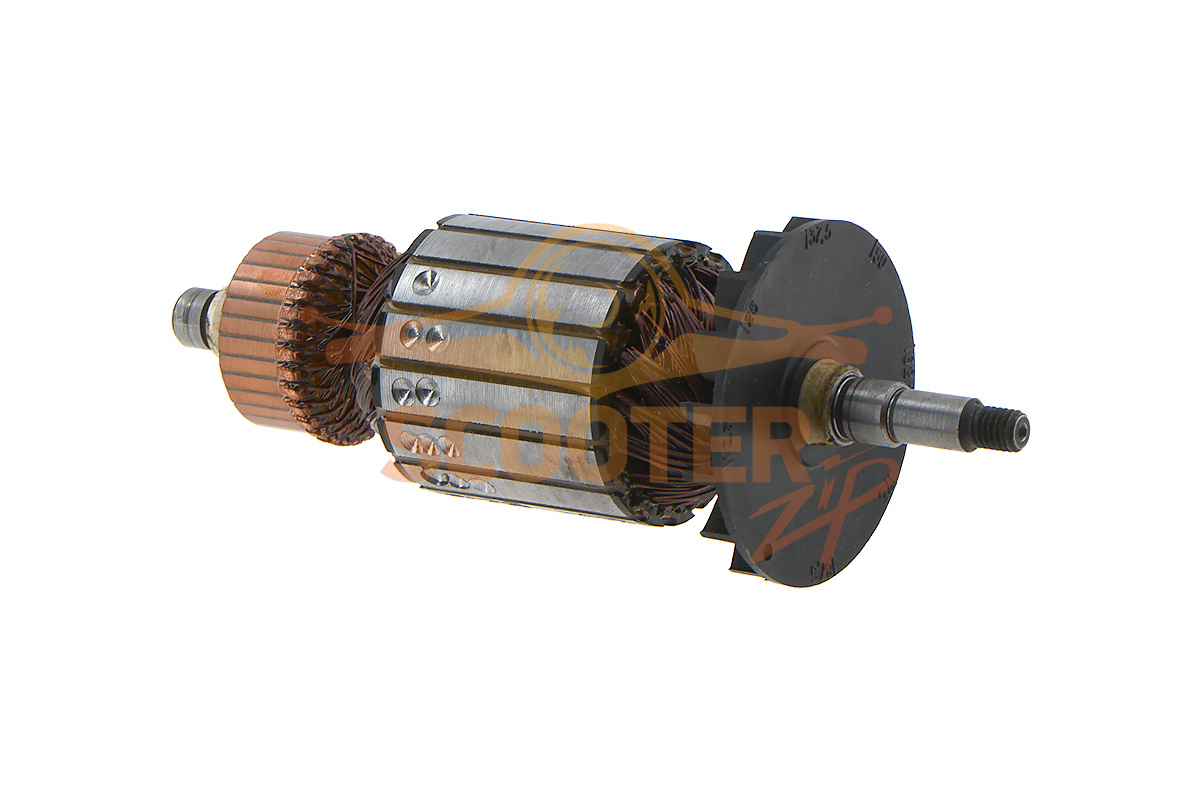 Ротор (Якорь) REBIR LSM-230/2100 (L-190 мм, D-54 мм, резьба М8 (шаг 1.25 мм)) аналог, 889-0038