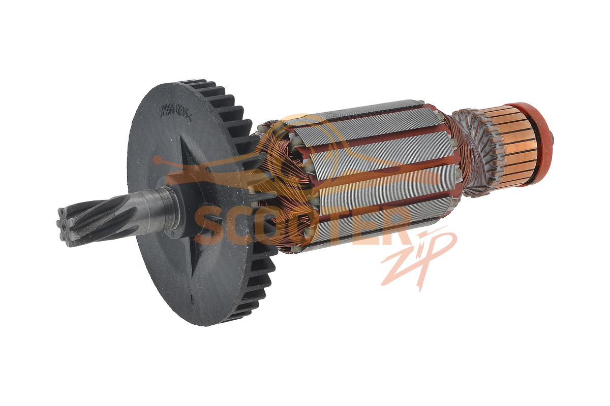 Ротор (Якорь) (L-175 mm, D-40 mm, 7 зубов, наклон вправо) ИНТЕРСКОЛ 519.04.02.01.00, 519.04.02.01.00