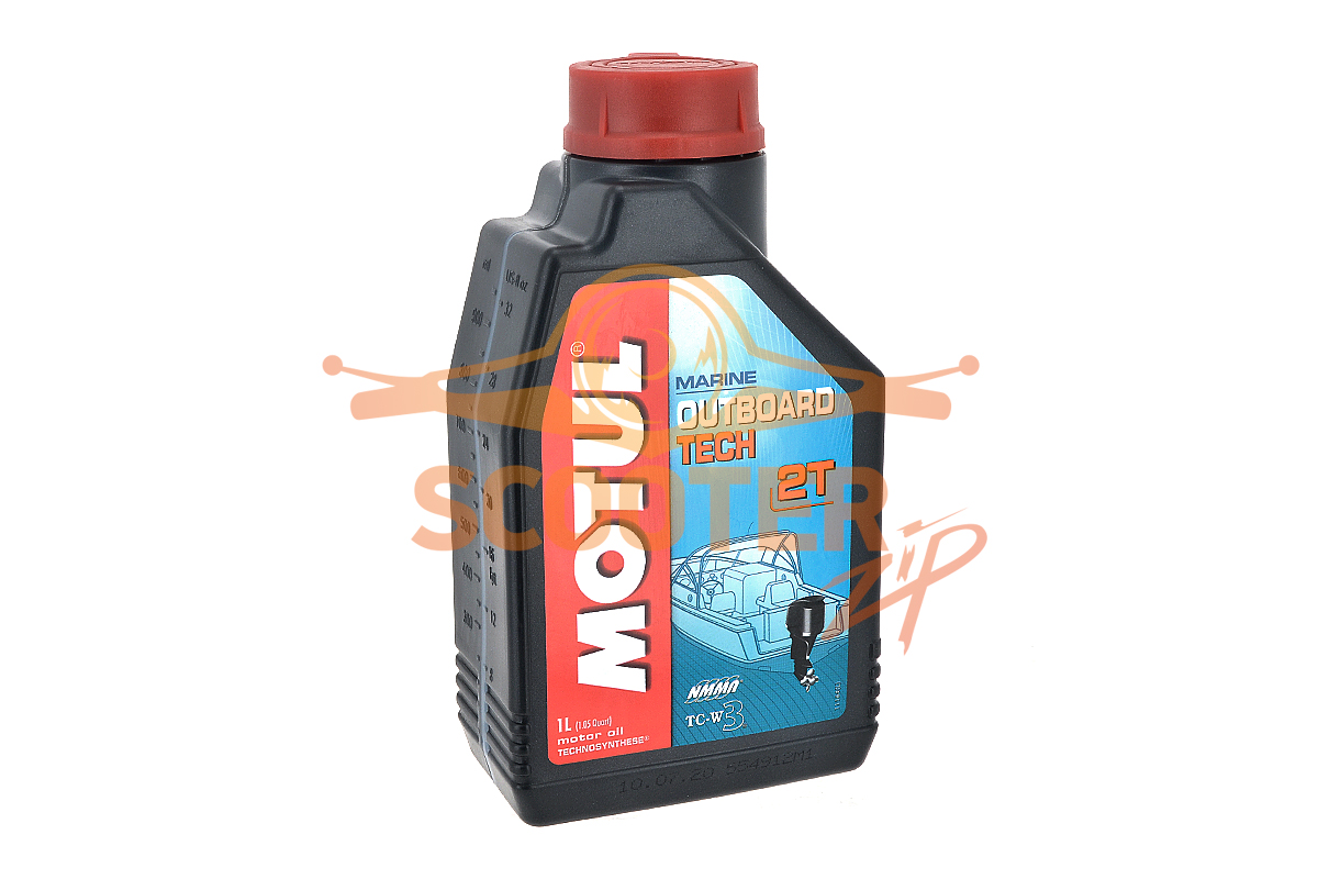 Motul Outboard TECH 2T 1л (полусинтетика) масло моторное, 102789