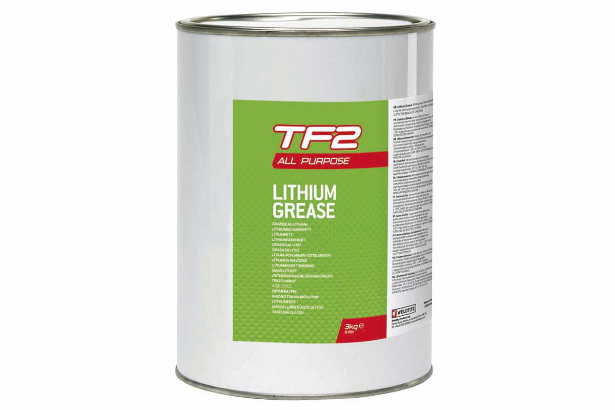 Смазка литиевая TF2 LITHIUM GREASE густая для всех типов подшипников 3кг WELDTITE (Англия), 7-03005