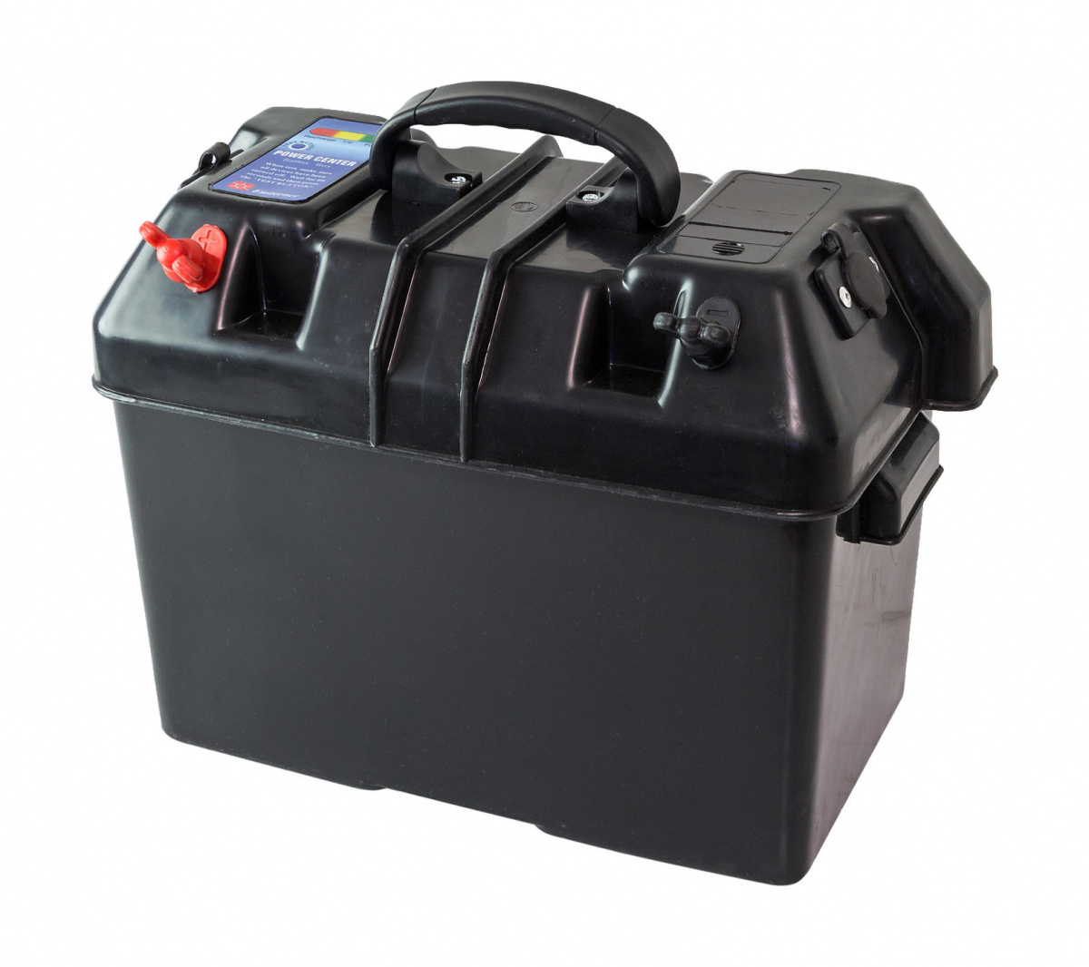 Ящик для АКБ 335х185х225 мм, с клеммами и прикуривателем, 889-12090