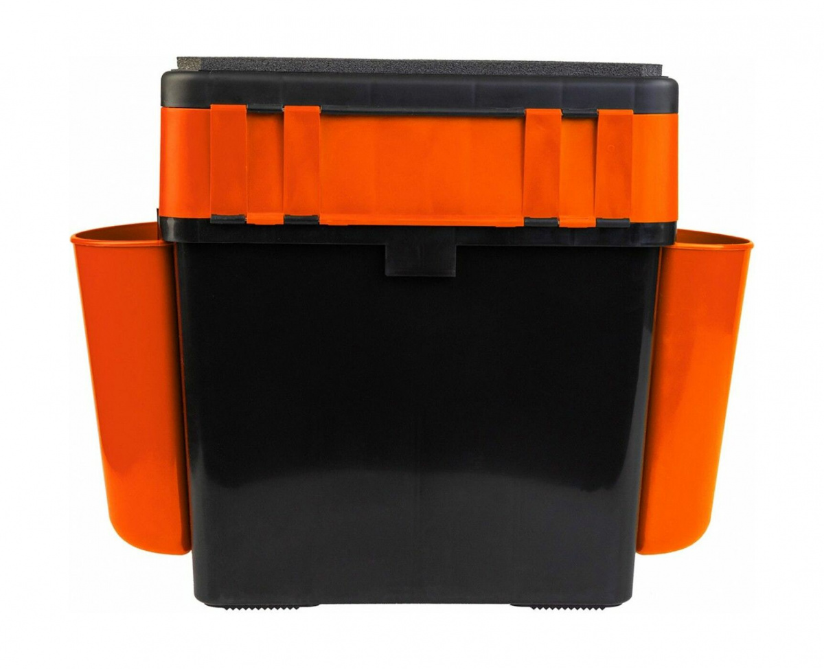 Ящик рыболовный зимний FishBox (19л) оранжевый Helios, 889-12130