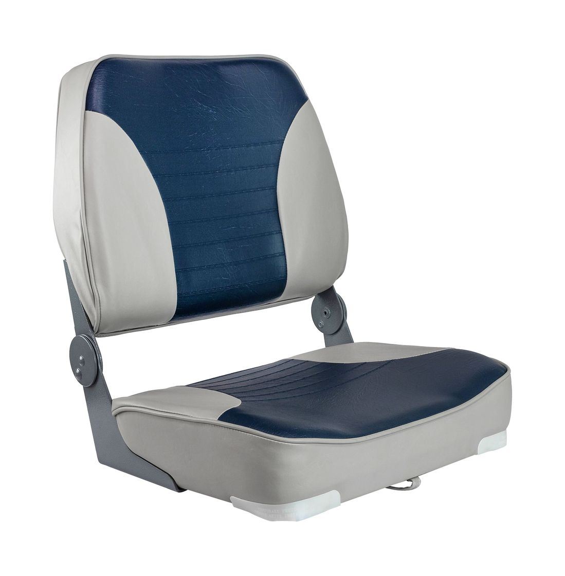 Кресло XXL складное мягкое двухцветное серый/синий, 889-7680