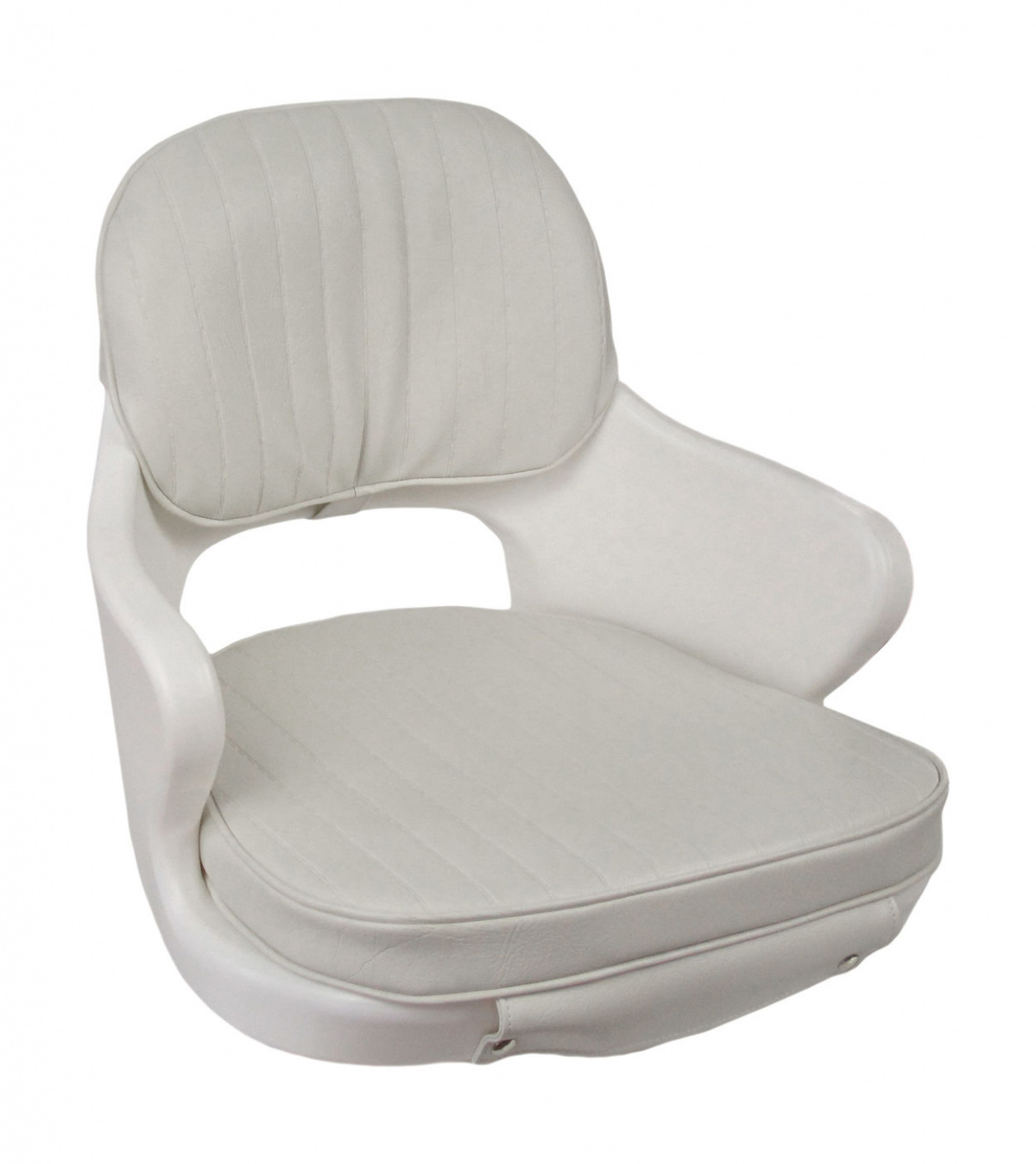 Кресло YACHTSMAN мягкое, съемные подушки, материал белый винил, 889-7683