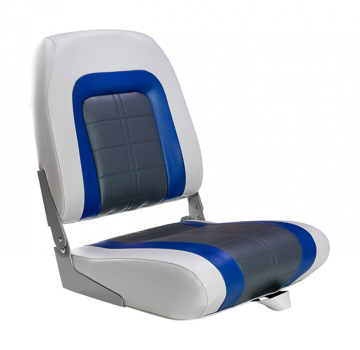 Кресло мягкое складное Special, обивка винил, цвет серый/синий/угольный, Marine Rocket, 889-7704