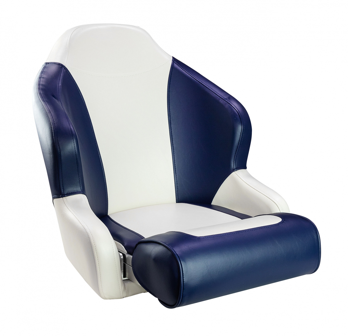 Кресло с болстером Sport Flip Up, обивка белый/синий винил, 889-7738
