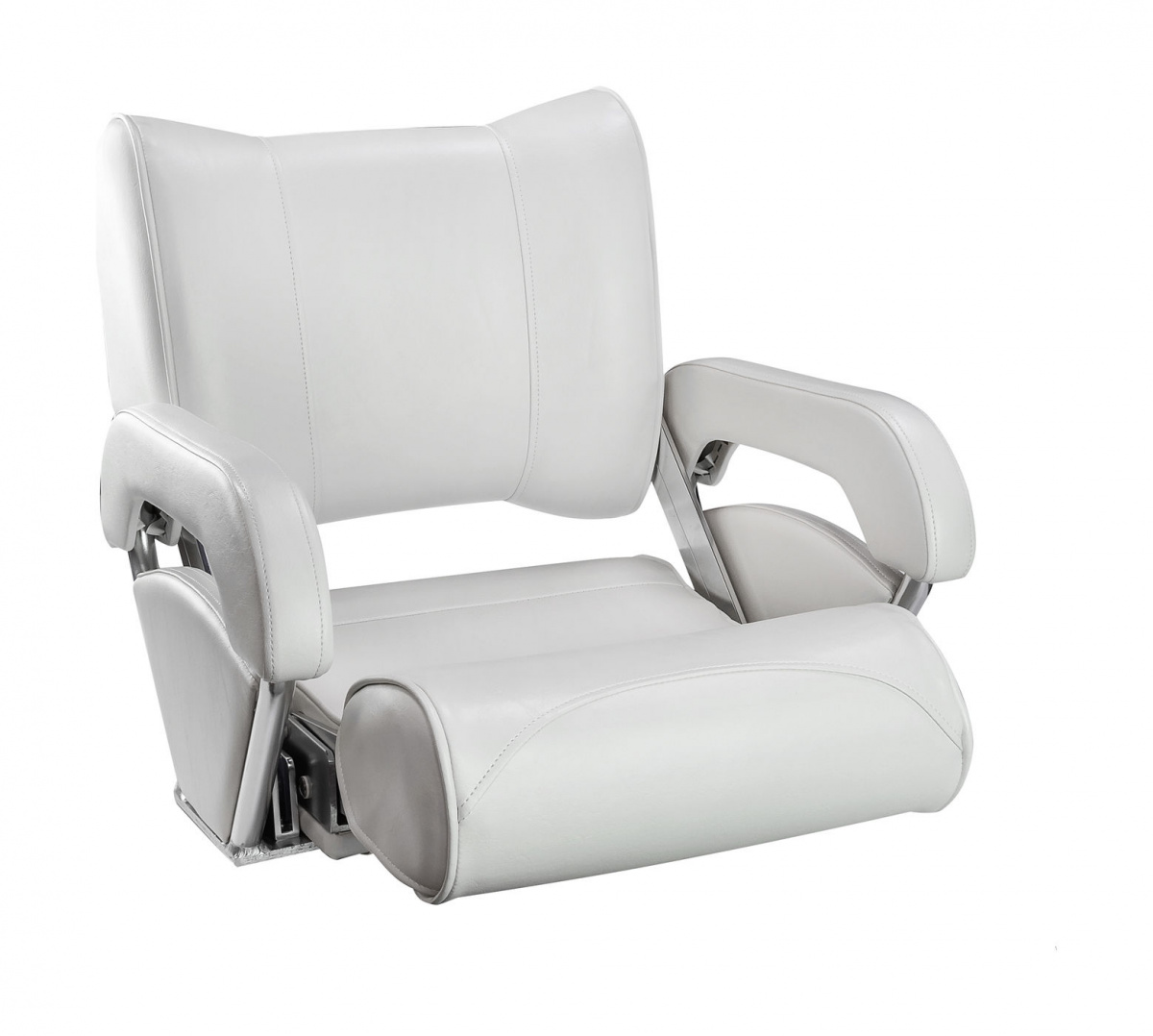 Кресло с перекидной спинкой и болстером Twin 46 Flip Up, обивка белый винил, 889-7739