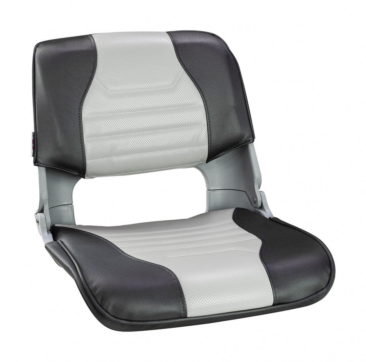 Кресло складное мягкое SKIPPER, серый/темно-серый, 889-7760