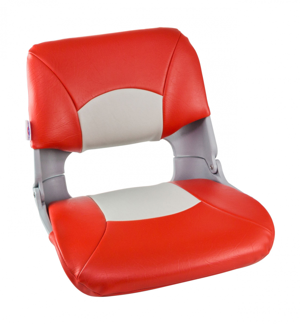 Кресло складное мягкое SKIPPER, цвет серый/красный, 889-7761