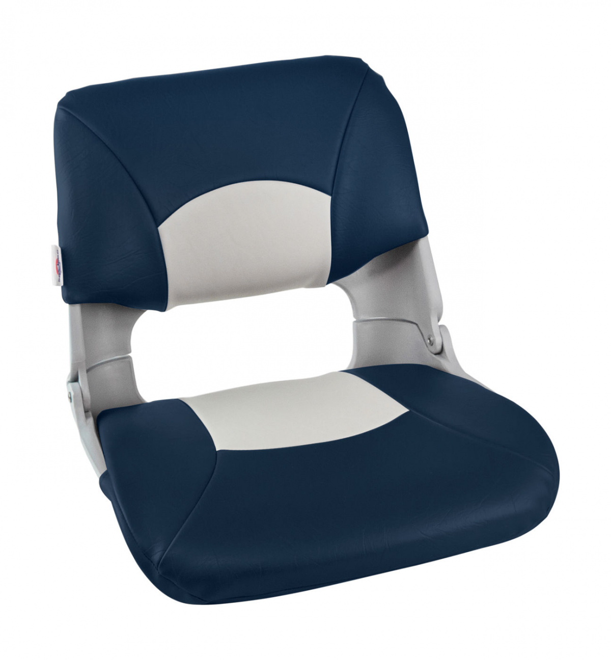 Кресло складное мягкое SKIPPER, цвет серый/синий, 889-7762